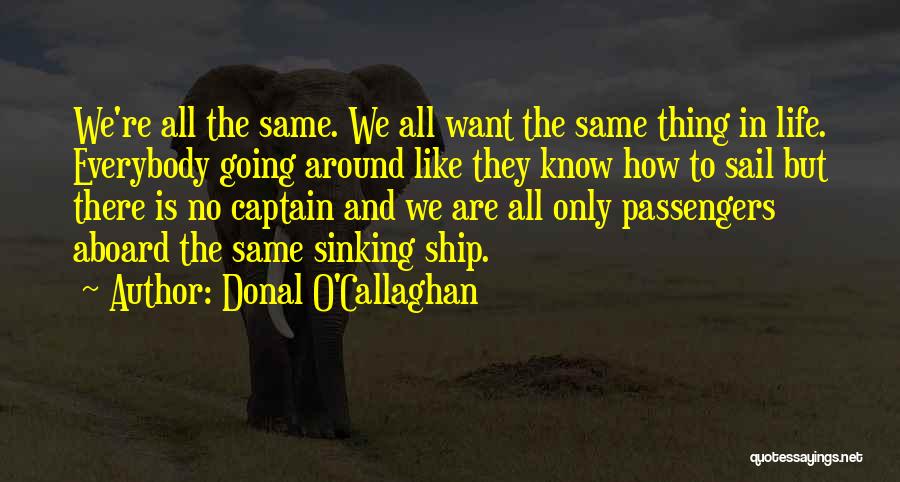 Callaghan Quotes By Donal O'Callaghan