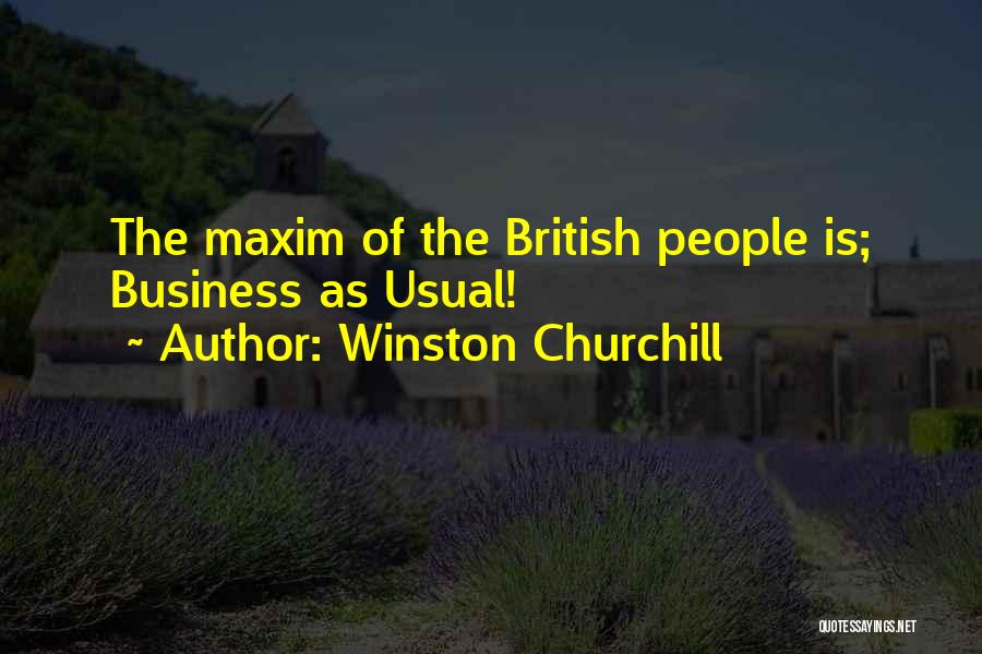 Callate In English Quotes By Winston Churchill