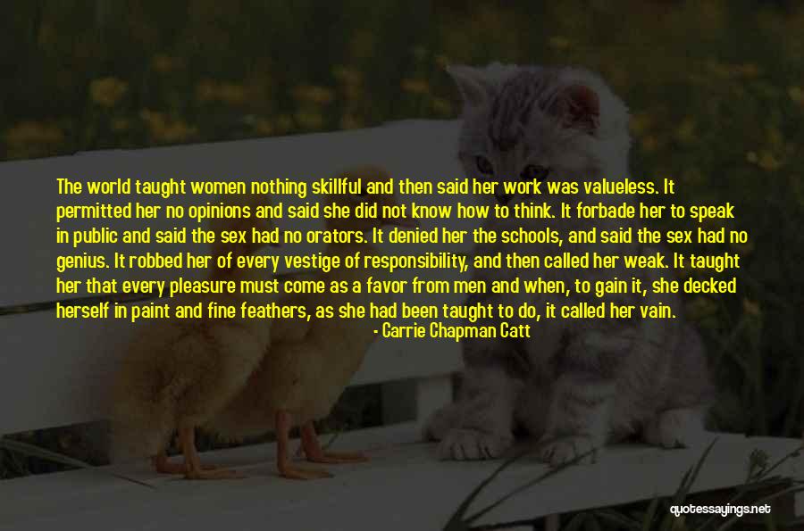 Called But In Vain Quotes By Carrie Chapman Catt