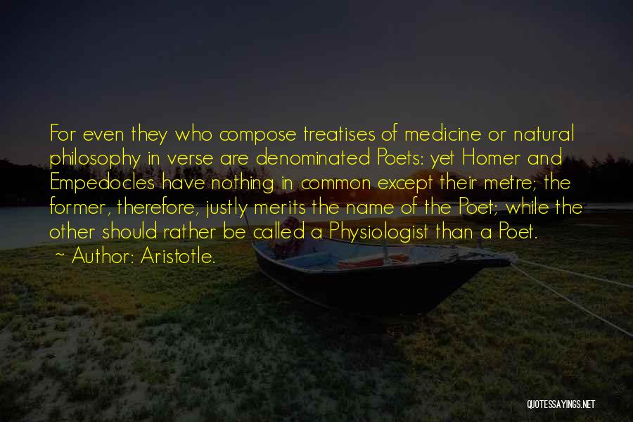 Called Names Quotes By Aristotle.