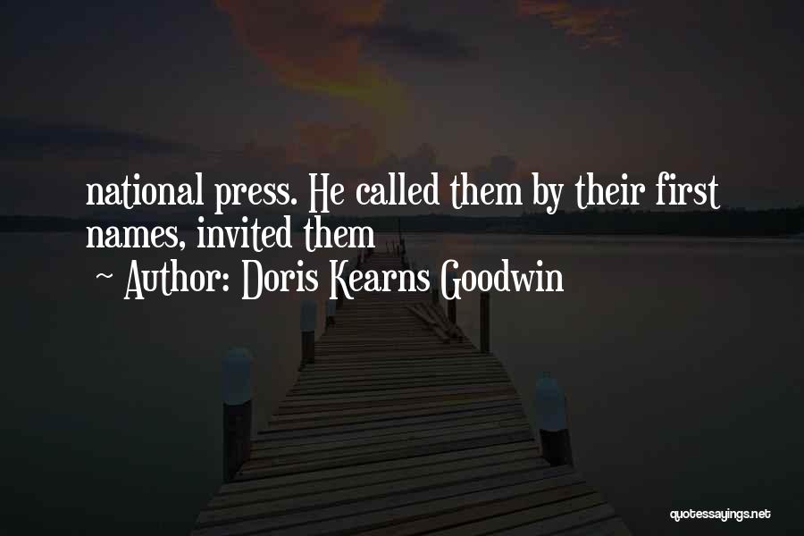 Called Names Quotes By Doris Kearns Goodwin