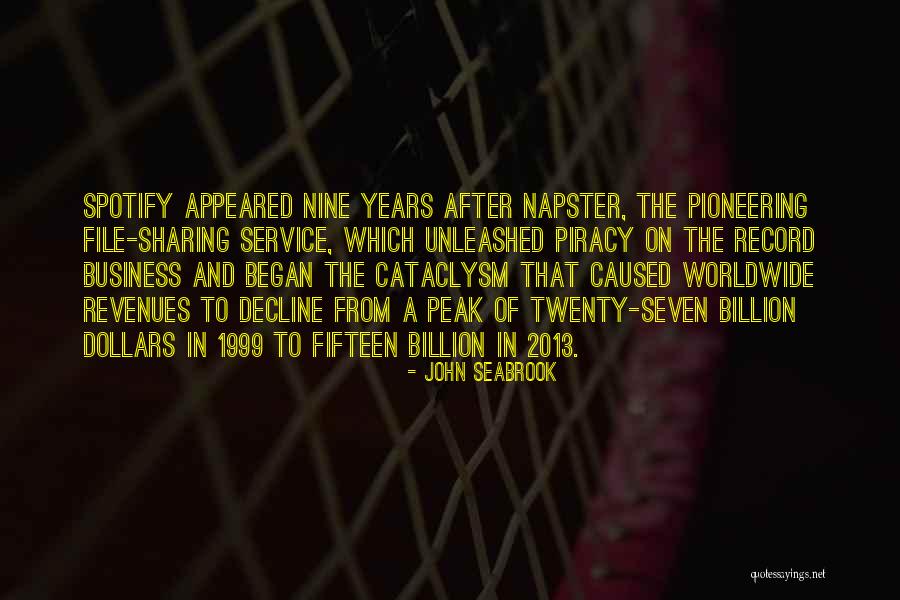 Calleth Those Things Quotes By John Seabrook