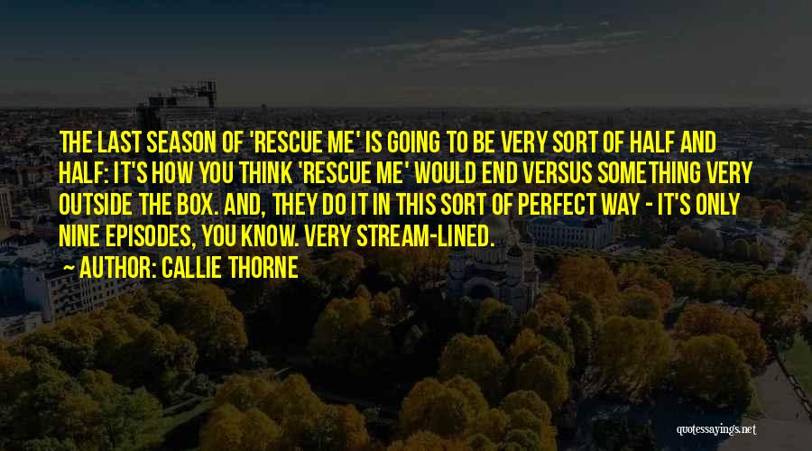 Callie Thorne Quotes 692111