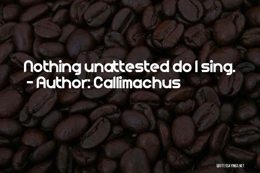 Callimachus Quotes 1056224