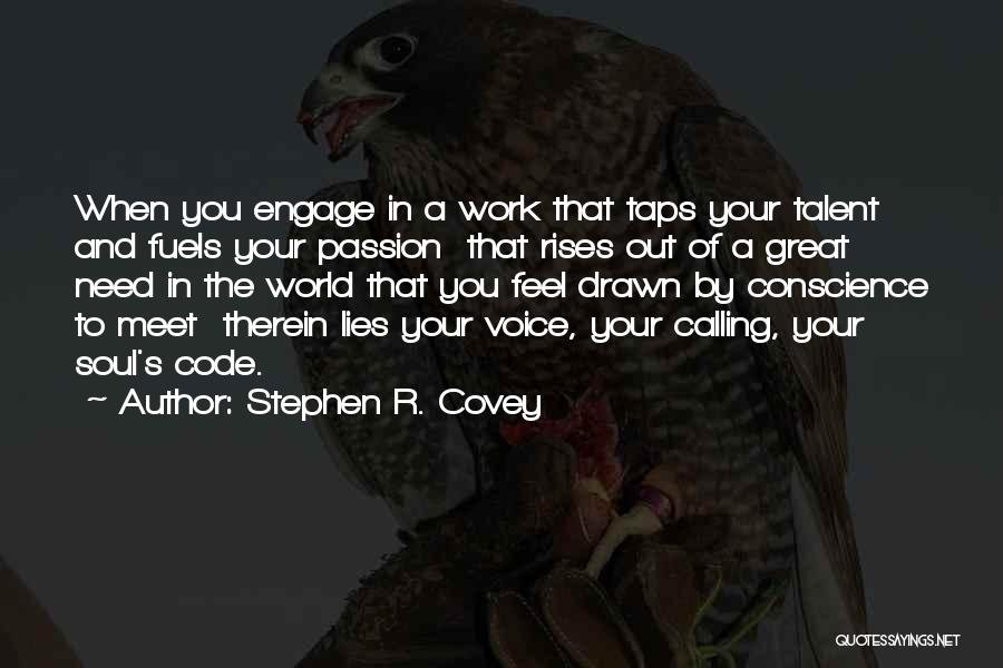 Calling Off Work Quotes By Stephen R. Covey