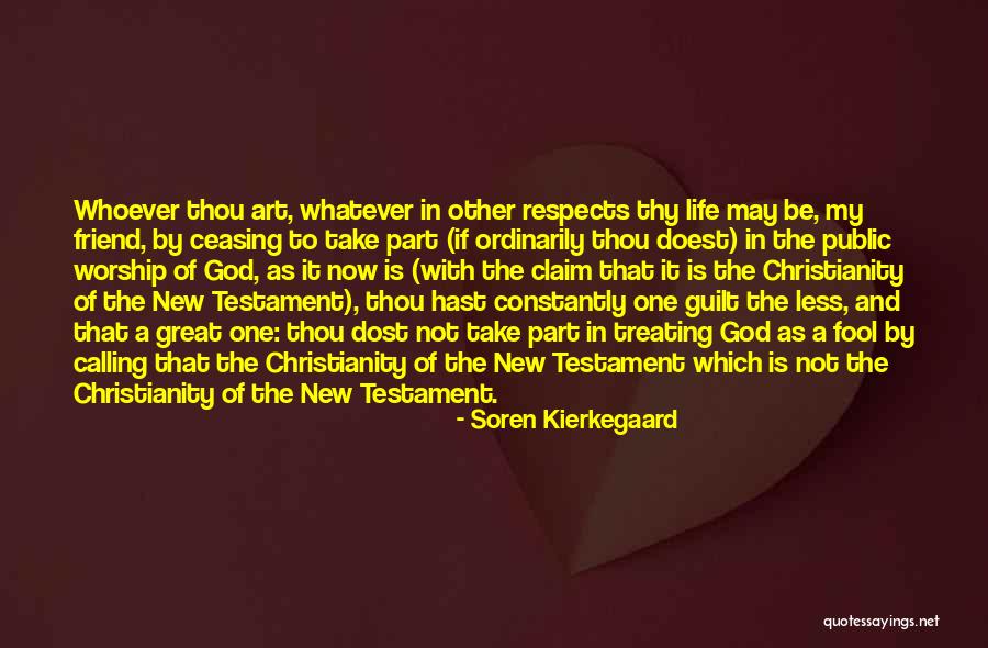 Calling Someone A Fool Quotes By Soren Kierkegaard Calling Someone A Fool Quotes By Soren Kierkegaard