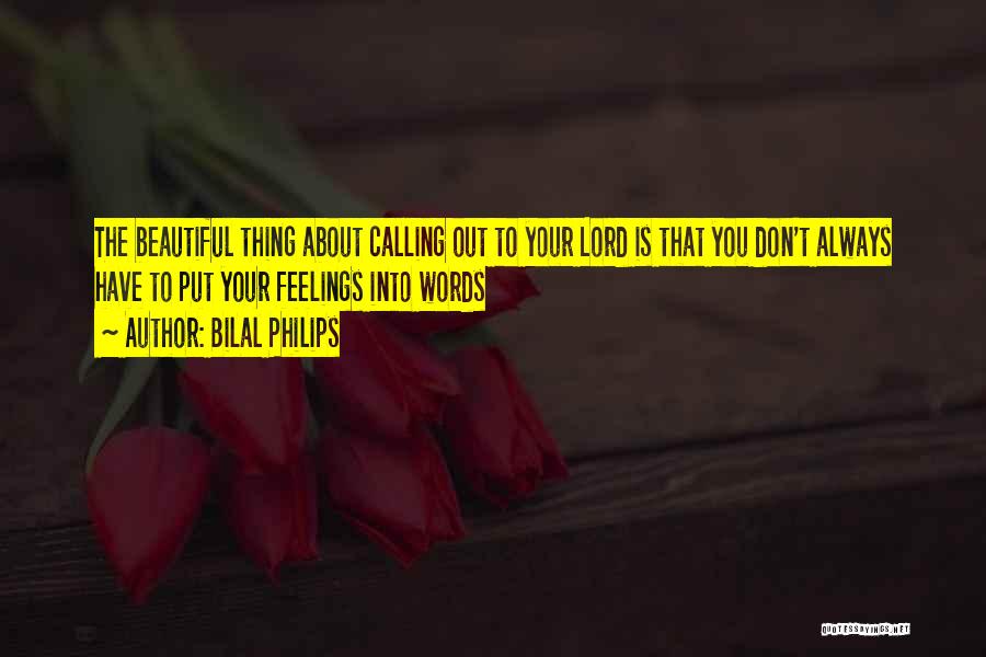 Calling Yourself Beautiful Quotes By Bilal Philips