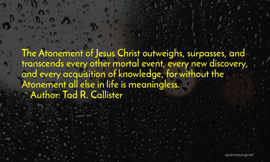 Callister Quotes By Tad R. Callister