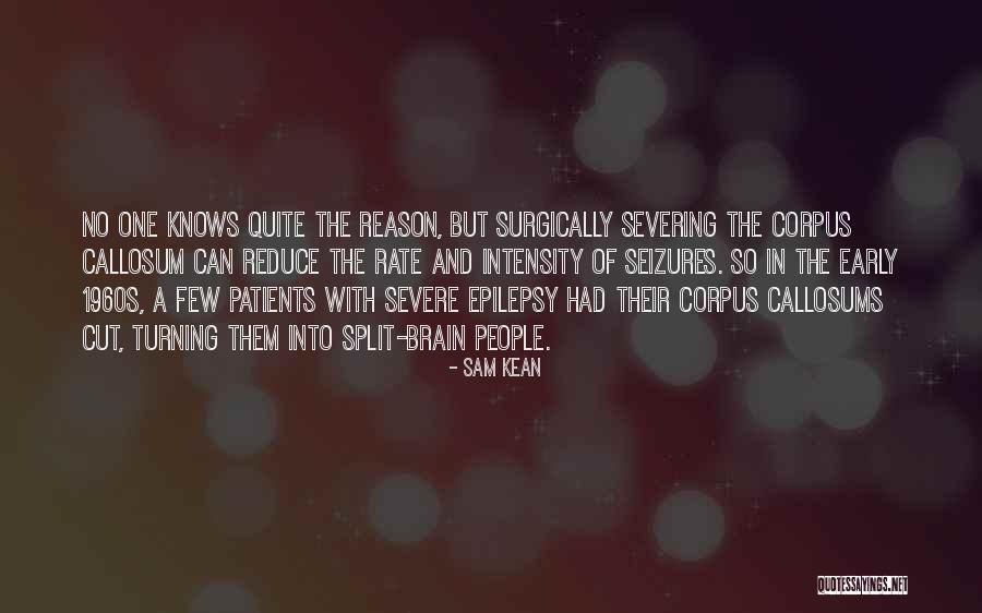 Callosum Corpus Quotes By Sam Kean Callosum Corpus Quotes By Sam Kean