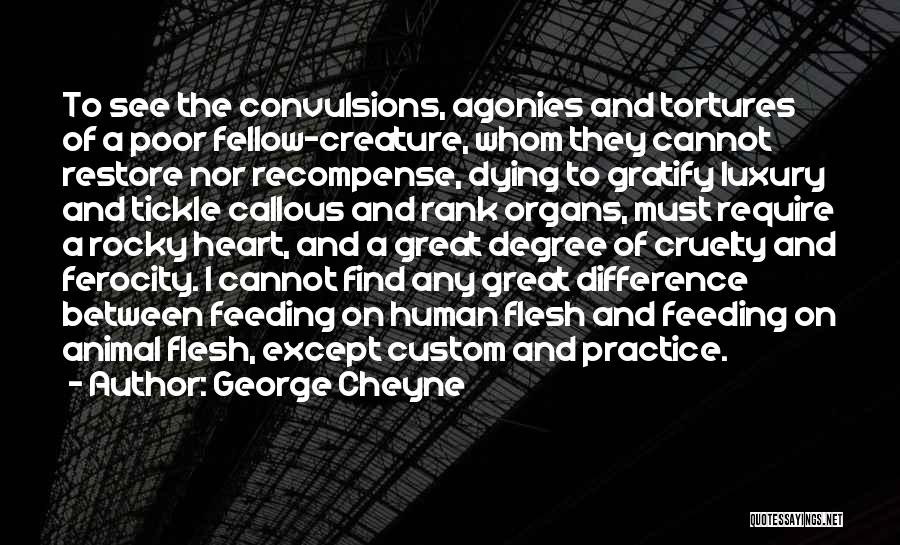 Callous Quotes By George Cheyne