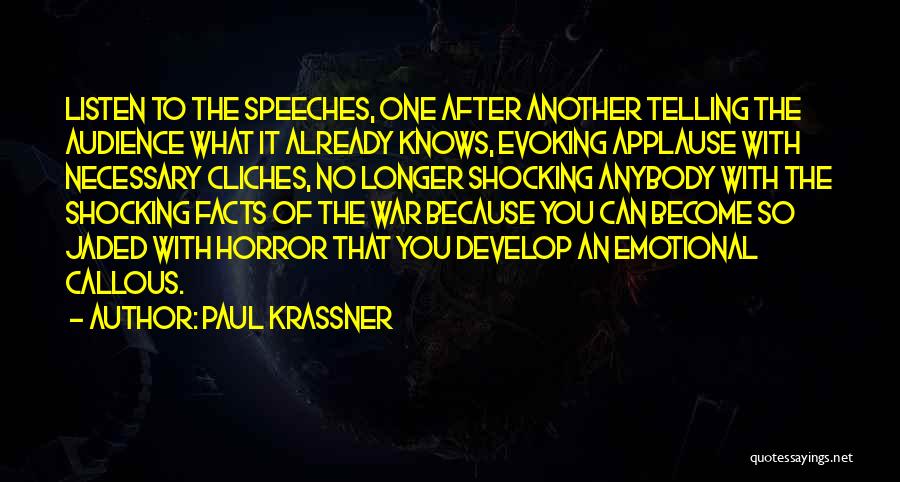 Callous Quotes By Paul Krassner