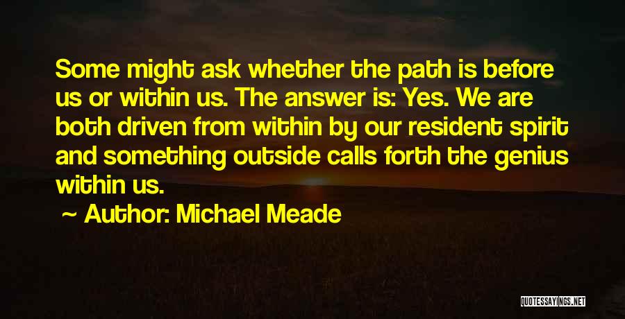 Calls Quotes By Michael Meade