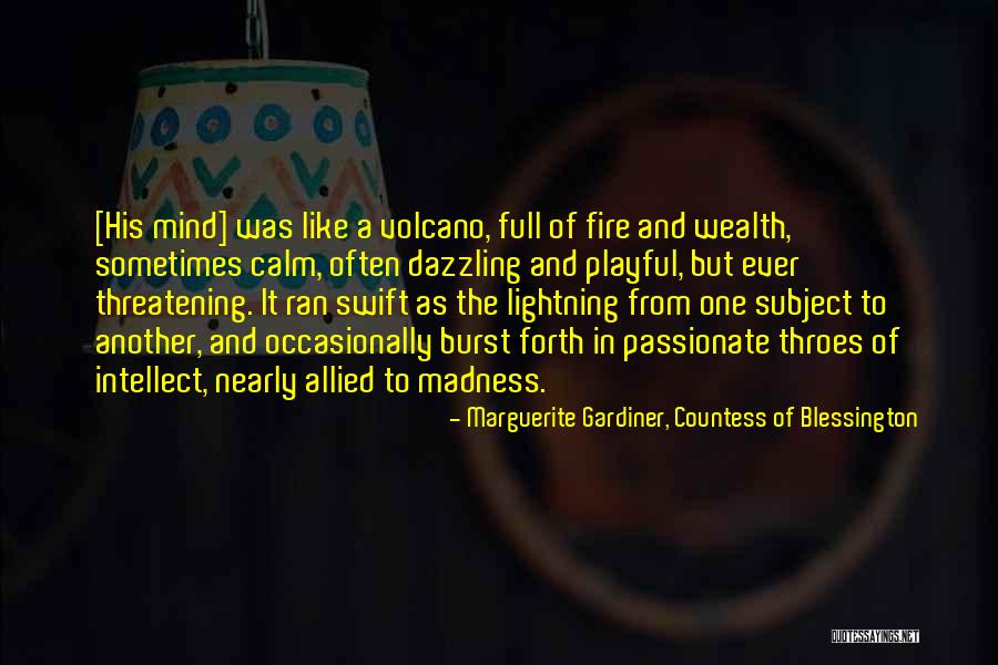 Calm As Quotes By Marguerite Gardiner, Countess Of Blessington Calm As Quotes By Marguerite Gardiner, Countess Of Blessington