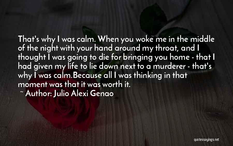 Calm Night Quotes By Julio Alexi Genao