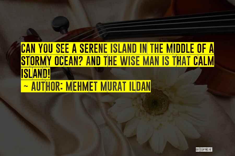 Calm Ocean Quotes By Mehmet Murat Ildan