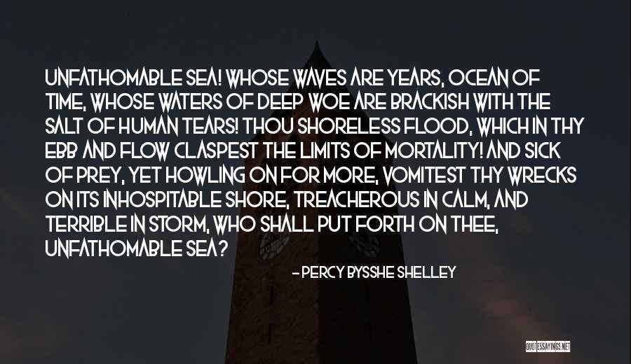 Calm Ocean Quotes By Percy Bysshe Shelley