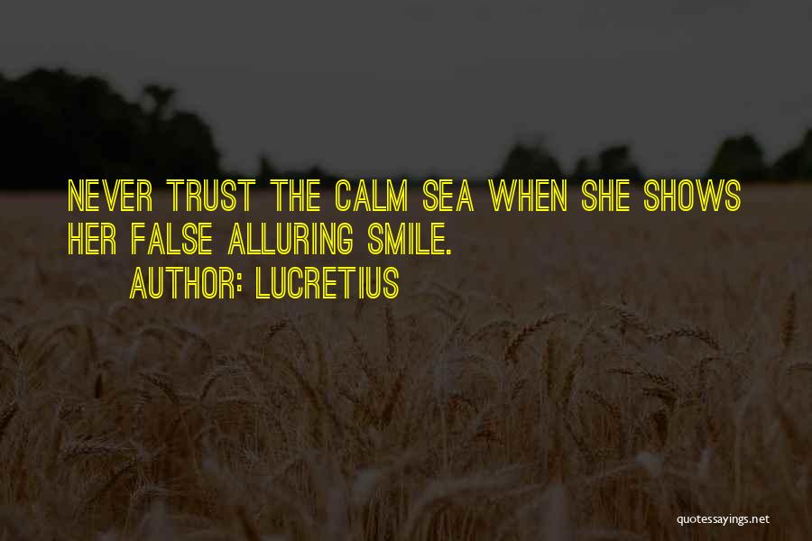 Calm Sea Quotes By Lucretius