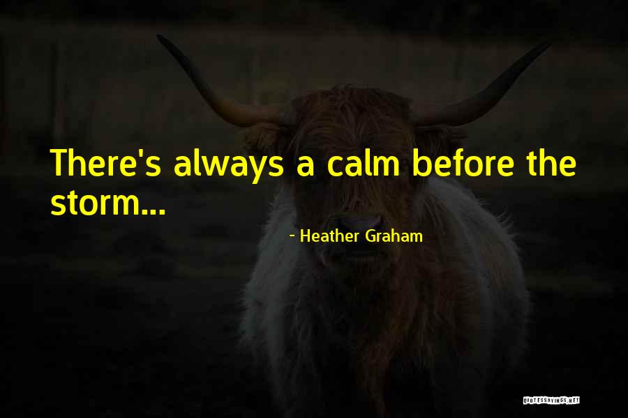 Calm Storm Quotes By Heather Graham