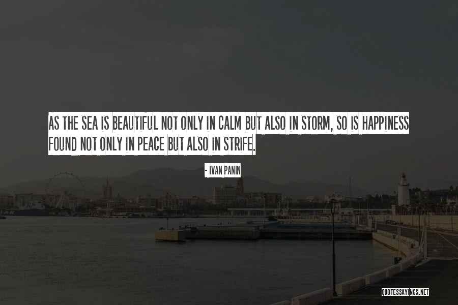 Calm Storm Quotes By Ivan Panin