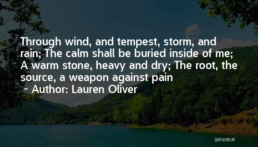 Calm Storm Quotes By Lauren Oliver