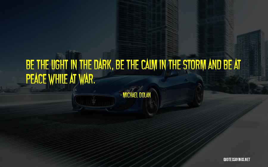 Calm Storm Quotes By Michael Dolan