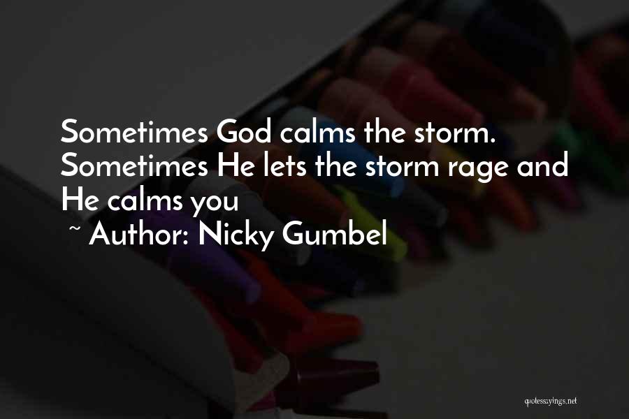Calm Storm Quotes By Nicky Gumbel