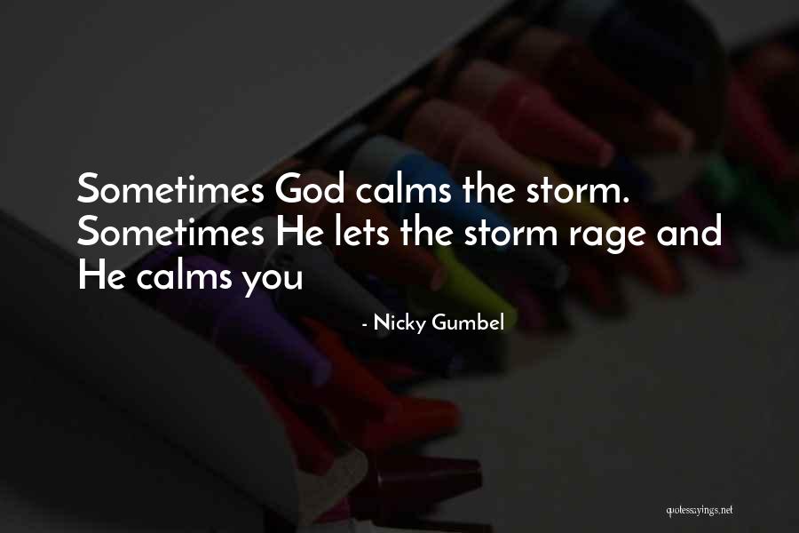 Calm Storm Quotes By Nicky Gumbel