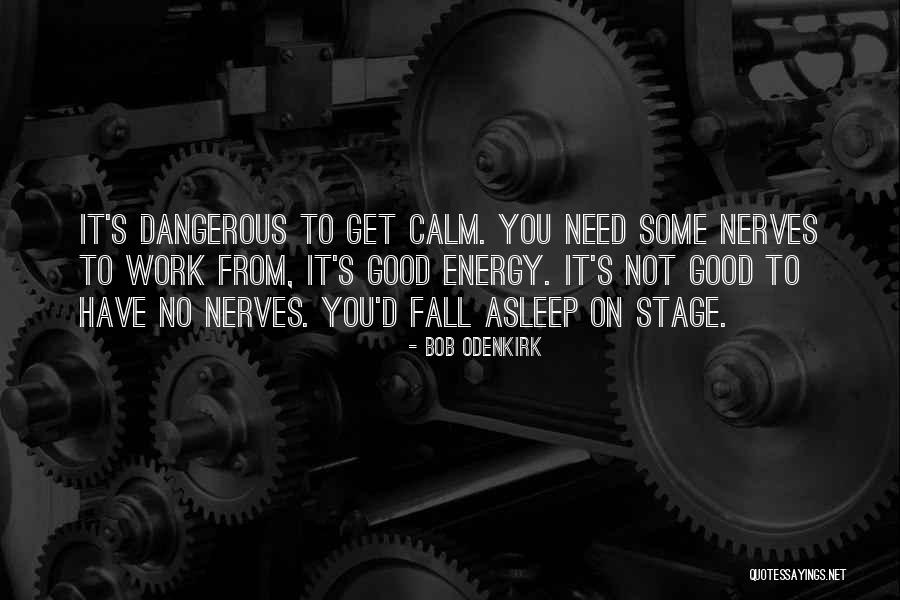 Calm Your Nerves Quotes By Bob Odenkirk