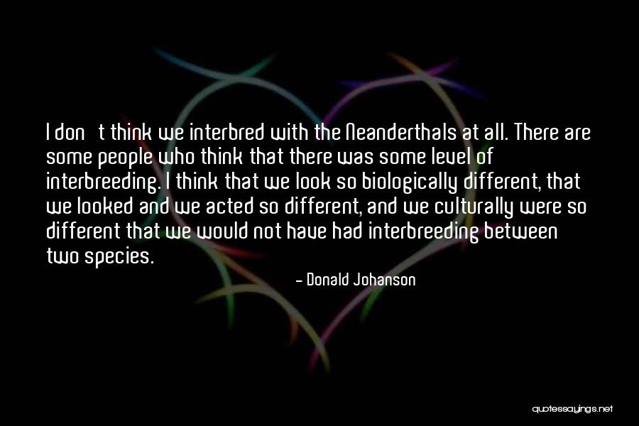 Calmette Hospital Quotes By Donald Johanson