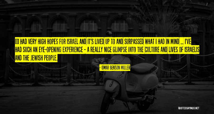 Calmette Hospital Quotes By Omar Benson Miller