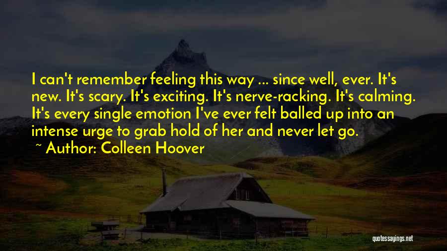 Calming Someone Quotes By Colleen Hoover