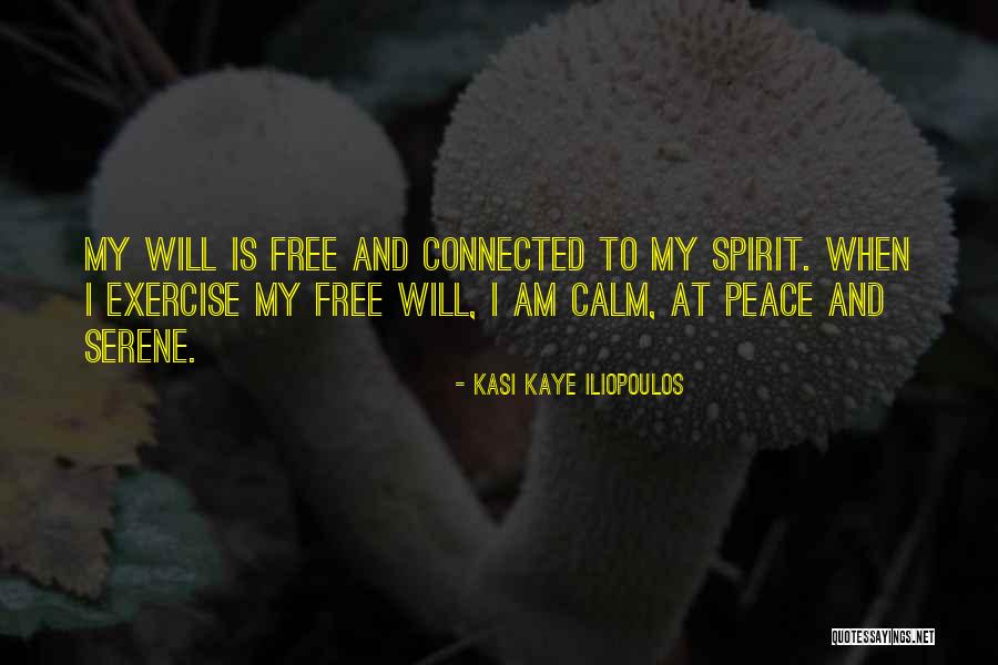 Calming The Mind Quotes By Kasi Kaye Iliopoulos