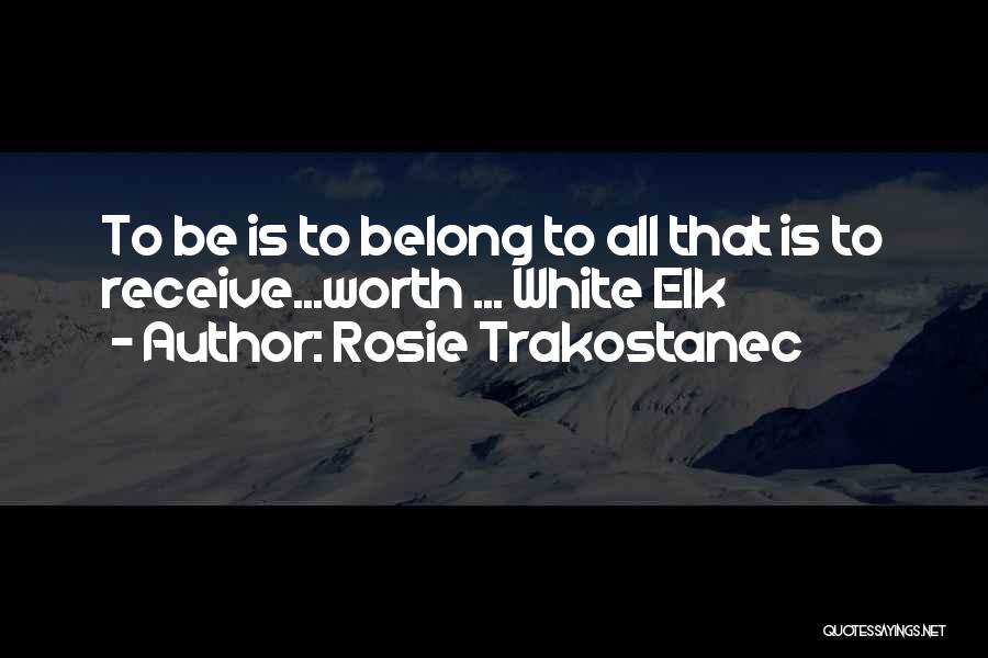 Calming The Mind Quotes By Rosie Trakostanec