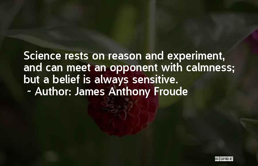 Calmness Quotes By James Anthony Froude