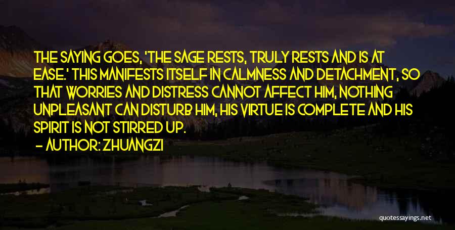 Calmness Quotes By Zhuangzi