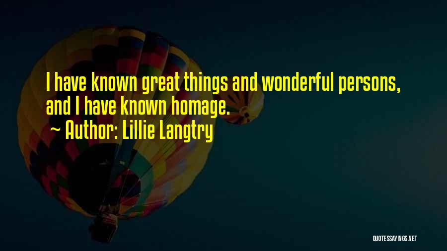 Calmwater Quotes By Lillie Langtry