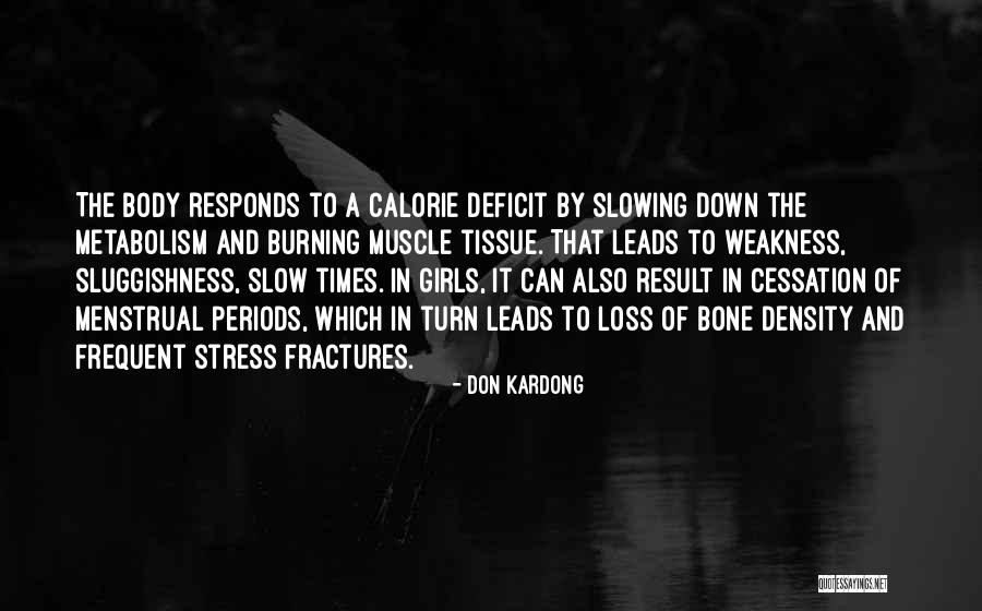 Calorie Quotes By Don Kardong