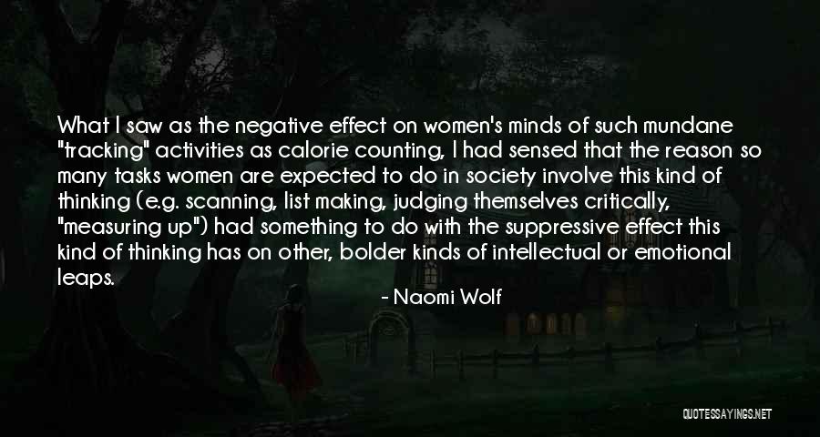 Calorie Quotes By Naomi Wolf