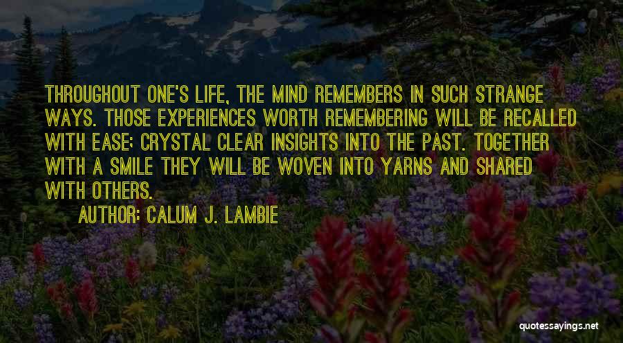 Calum J. Lambie Quotes 1341785