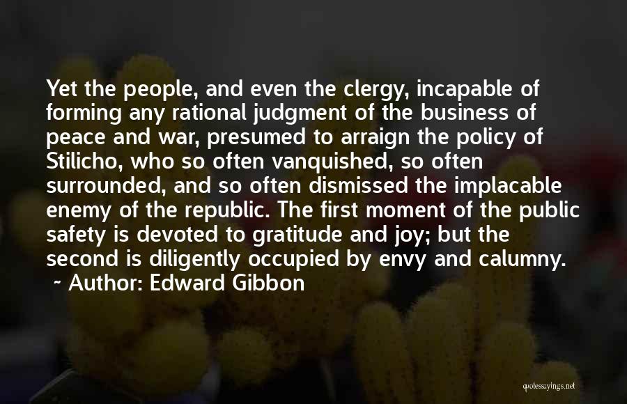 Calumny Quotes By Edward Gibbon