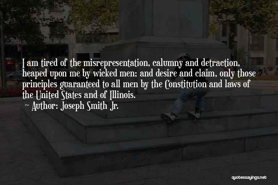 Calumny Quotes By Joseph Smith Jr.