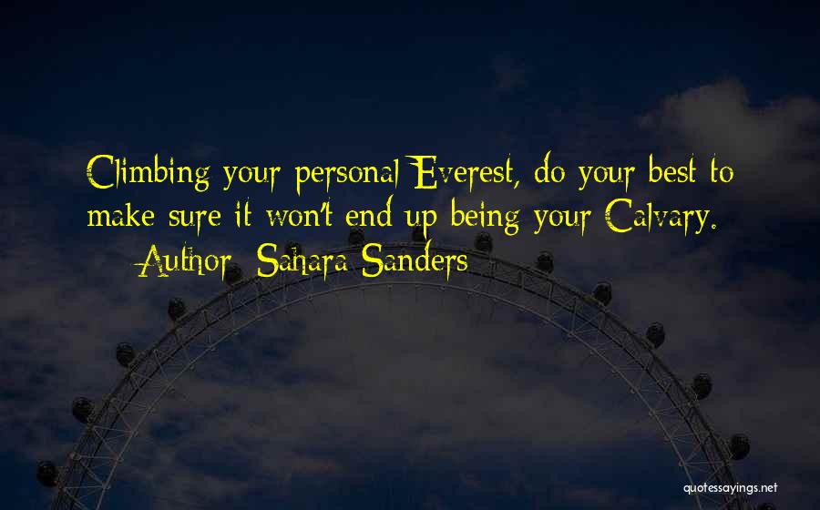 Calvary Quotes By Sahara Sanders