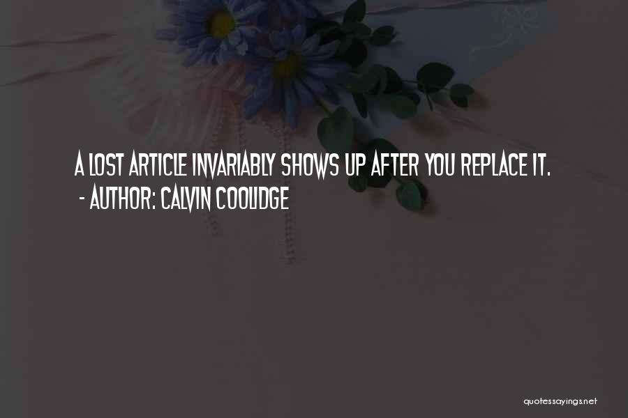 Calvin Coolidge Quotes 2048703