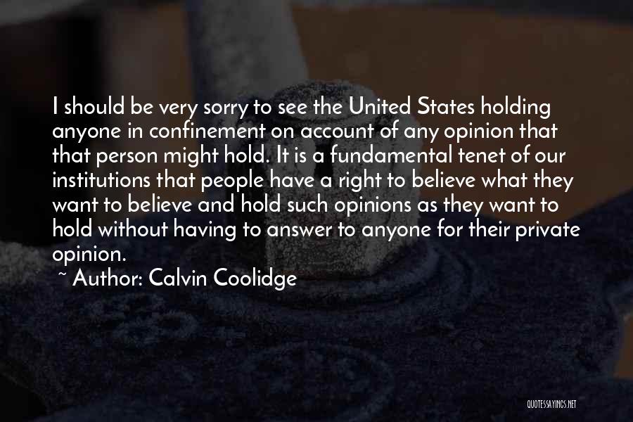 Calvin O'keefe Quotes By Calvin Coolidge