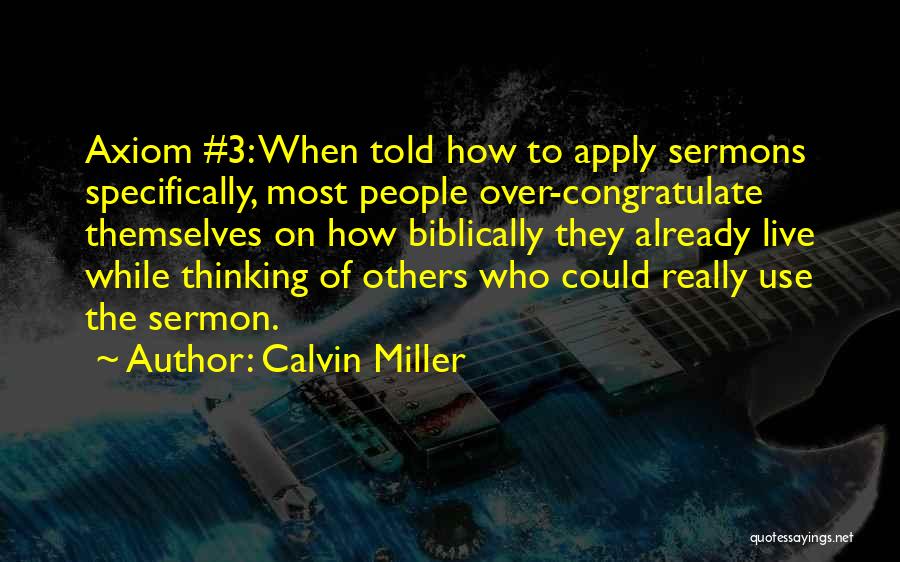 Calvin O'keefe Quotes By Calvin Miller