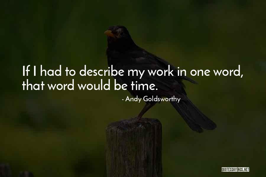Calyxes Marijuana Quotes By Andy Goldsworthy