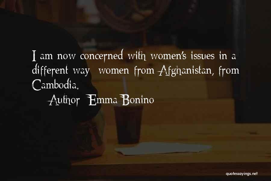 Cambodia Quotes By Emma Bonino