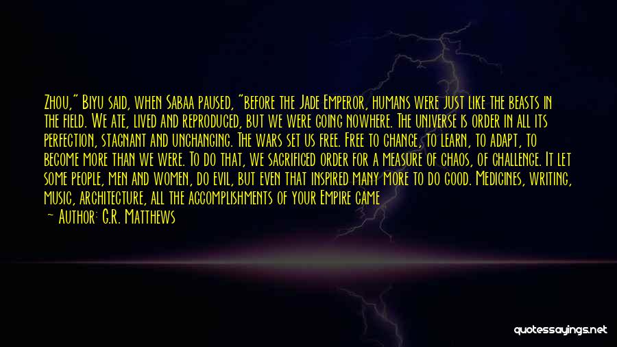 Came From Nowhere Quotes By G.R. Matthews