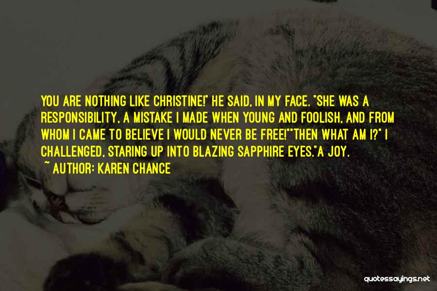 Came Up From Nothing Quotes By Karen Chance