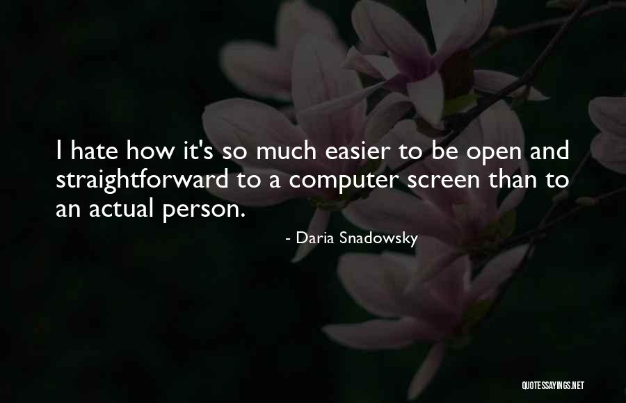 Camela Ole Quotes By Daria Snadowsky Camela Ole Quotes By Daria Snadowsky
